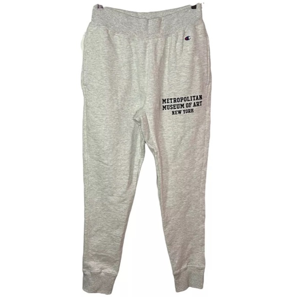 Champion Reverse Weave Metropolitan Museum Art Met NYC Sweatpants Joggers Sz M - Picture 1 of 9